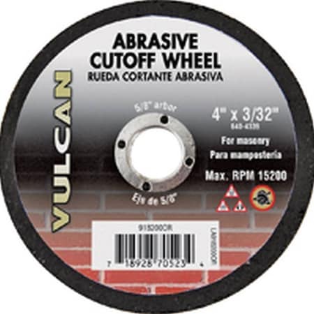 Wheel Cutoff Abrsv 4X3/32In